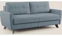 Divano Letto 3 Posti 208x97x96 cm in Tessuto Carta Da Zucchero