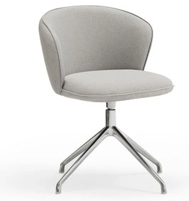 Set di sedie da pranzo grigio chiaro in imbottito 2 pz Add – Teulat