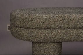 Panchina marrone con rivestimento in bouclé Fern – Dutchbone