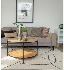 Tavolino rotondo con piano in rovere naturale ø 80 cm Vita - House Nordic