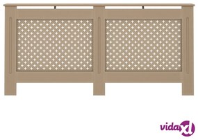 vidaXL Copertura per Radiatore 172x19x81,5 cm in MDF