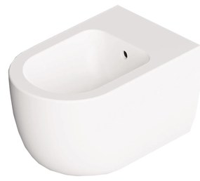 Bidet Sospeso Alice Ceramica "Unica 55" Bianco Lucido