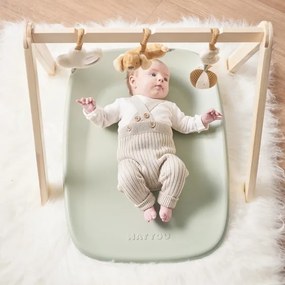 Nattou - Tappetino per il cambio SOFTY 50x70 cm verde