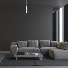 Lampadario a sospensione VIDAR 1xGU10/25W/230V bianco