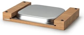 Continenta C4110 - Tagliere da cucina con ciotola 39 x 27 cm rovere