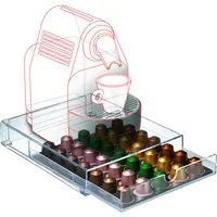 Cassetto porta capsule con 2 griglie mongardi