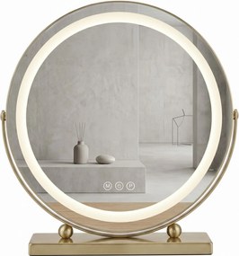 Specchio LED MAKE-UP L.Gold 40 cm