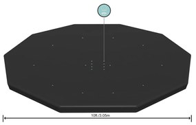 Copertura piscina rotonda 305 cm Bestway