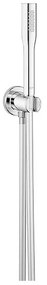 GROHE 26404000 - Doccia a mano STICK con tubo flessibile e supporto, cromato lucido