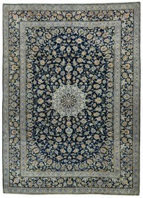 Kashan Tappeto persiano 310 x 420 Blu (Iran) Annodato A Mano