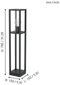 Eglo 98715 - Lampada da esterno CASCINETTA 1xE27/40W/230V IP54