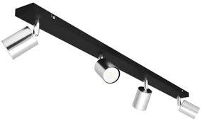 Faretto LED TUNE 4xGU10/4,8W/230V cromo opaco/nero