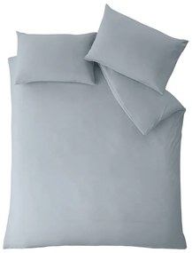 Set copripiumino e federa blu polveroso per letto matrimoniale e per letto esteso 230x220 cm So Soft Non-Iron – Catherine Lansfield