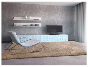 Tappeto marrone chiaro , 57 x 110 cm Aqua Liso - Universal