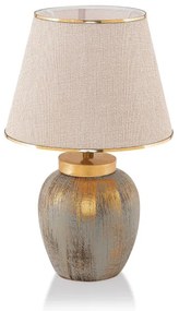 Lampada da tavolo 1xE27/40W/230V oro/beige