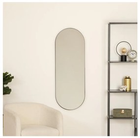 Atmosphera - Specchio da parete SELENA 112x40 cm nero