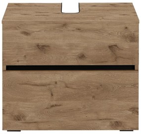 Mobile effetto rovere per lavabo da parete 60x55 cm Wisla - Støraa