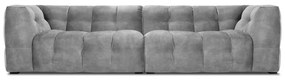 Divano in velluto grigio, 280 cm Vesta - Windsor &amp; Co Sofas
