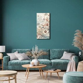Quadro su tela – Fiori delicati in sfumature pastello