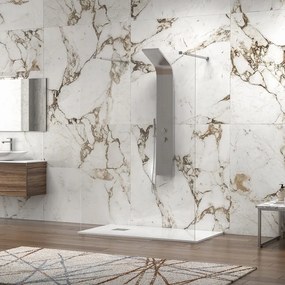 Kamalu - Doccia walkin 170cm vetro trasparente 8mm KW3000