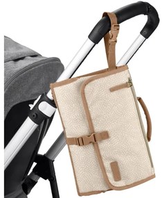 Skip Hop PRONTO - Fasciatoio da viaggio e borsa 2in1 beige