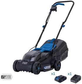 Rasaerba 20v 32cm 1 batteria 2.0Ah + caricabatteria ixes Scheppach bc-mp320-x