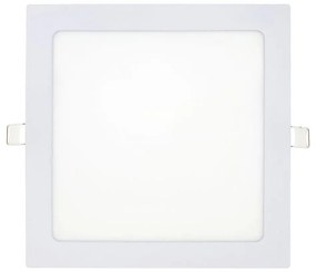 Lampada LED da incasso SQUARE LED/18W/230V 6500K 22x22 cm bianco