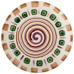 Piatto da dessert in gres verde-marrone ø 20,5 cm Shama - Bloomingville