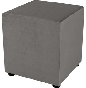Pouf SIX 40x40 cm grigio