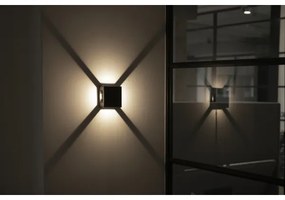 Kanlux 39181 - Lampada da parete LED per esterni REFAZI LED/6W/230V IP54 antracite