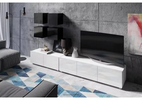 Armadio a muro PAVO 34x34 cm nero lucido