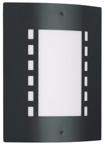 Applique Nera E27 da parete IP54 per esterni - serie METRO