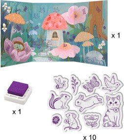 Grande set creativo - Fluffy box - Animali della foresta