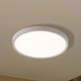 Lindby Smart plafoniera LED Deika, Ø 40 cm, bianco, Tuya