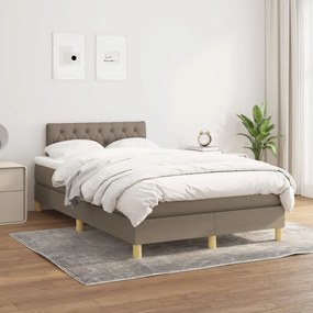 Giroletto A Molle Con Materasso Tortora 120x200 Cm İn Tessuto /