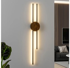 Brilagi - Lampada da parete LED WOODY COLLINE 15W 230V 80 cm rovere/noce