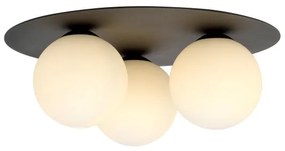 Plafoniera SOLAR 3xE14/10W/230V nero/bianco