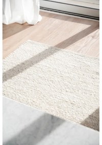 Tappeto in lana grigio chiaro 400x300 cm Auckland - Rowico