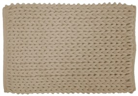 Tappetino per il bagno marrone chiaro 50x80 cm Ariel – douceur d'intérieur