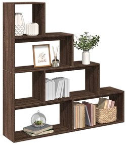 Libreria 4 Ripiani Rovere Marrone 143,5x29x143,5 Cm Truciolato /