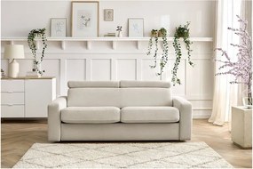 Divano color crema allungabile 195 cm Monaco – Bobochic Paris