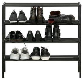 Scarpiera in metallo nero Ferro - WOOOD