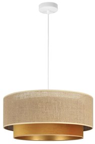 Lampadario su cavo SARTA 1xE27/60W/230V rame/iuta