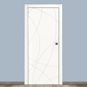 Porta scorrevole Sign bianco L 60 x H 210 cm reversibile