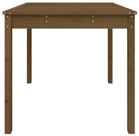 Tavolo da giardino miele 82,5x82,5x76 cm legno massello di pino