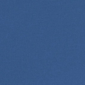 Poltrona Cabriolet con Poggiapiedi Blu in Tessuto