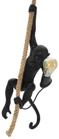 Lampadario Scimmia Nera Ø 27x32x60 cm