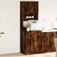 Mobile da Cucina Rovere Fumo 60x50x180 cm in Legno Multistrato 3276641