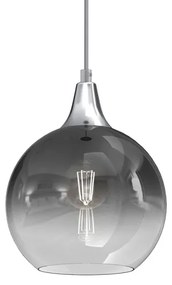 Lampadario a sospensione con filo MONTE 1xE27/60W/230V diametro 20 cm cromo opaco