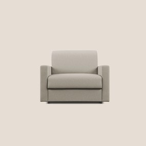 Chris poltrona letto in tessuto impermeabile T13 panna